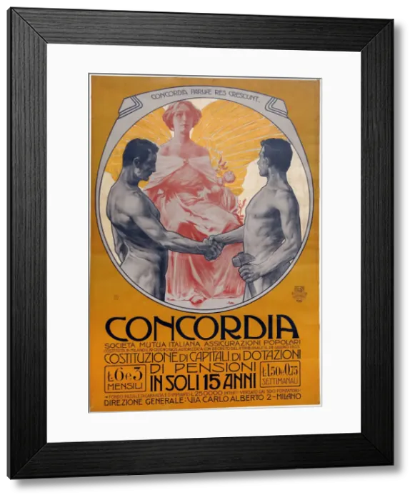 Framed Print : Concordia. Private Collection Framed Print : Concordia. Private Collection