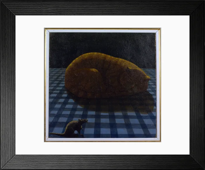 Framed Print : Red Cat. Found in the Collection of Galleria degli Uffizi, Florence Framed Print : Red Cat. Found in the Collection of Galleria degli Uffizi, Florence