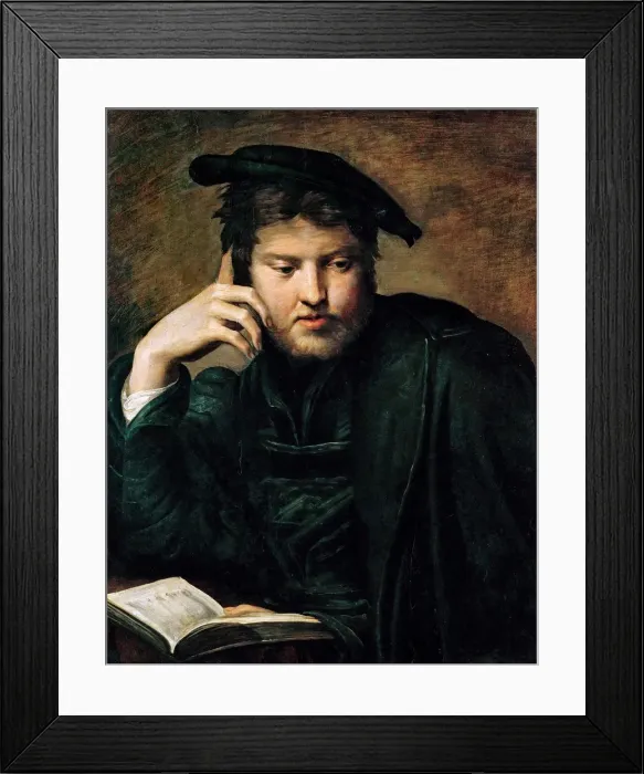 Framed Print : Man with a Book Framed Print : Man with a Book