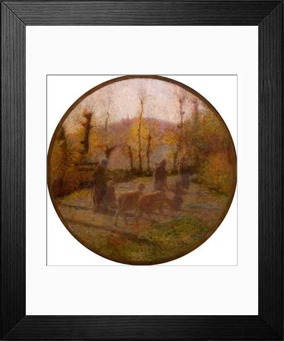 Framed Print : Landscape at Volpedo, San Rocco Framed Print : Landscape at Volpedo, San Rocco