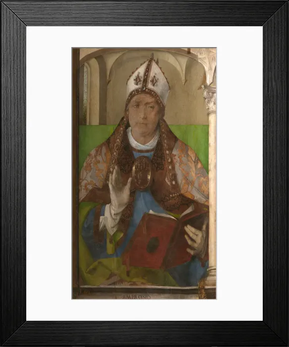 Framed Print : Saint Ambrose, Archbishop of Milan Framed Print : Saint Ambrose, Archbishop of Milan