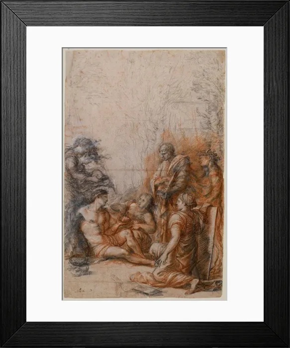 Framed Print : The Genius of Salvator Rosa