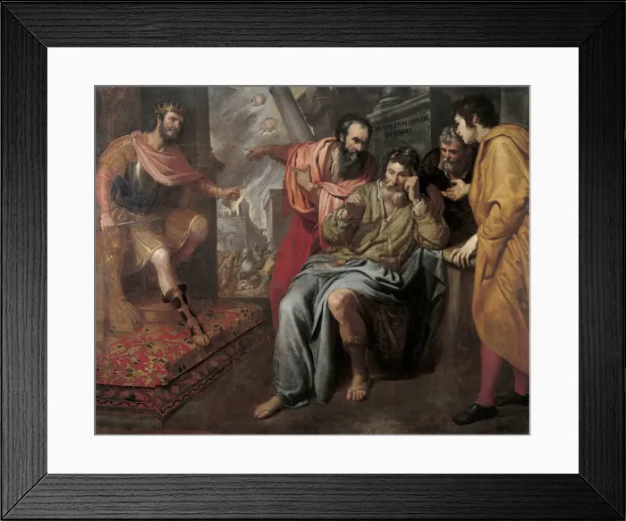 Framed Print : The Equanimity of Anaxarchus (Mediis tranquillus in undis) Framed Print : The Equanimity of Anaxarchus (Mediis tranquillus in undis)