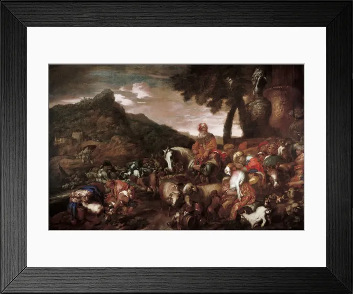 Framed Print : Abraham on the Road to Canaan Framed Print : Abraham on the Road to Canaan