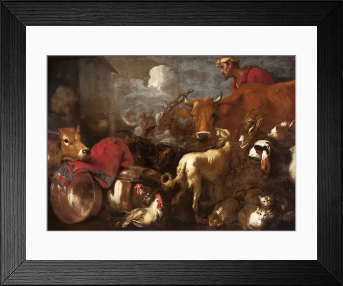 Framed Print : The Animals Board Noahs Ark Framed Print : The Animals Board Noahs Ark