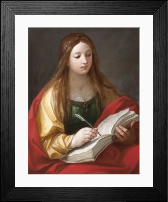 Framed Print : Sibyl. Found in the Collection of Musei di Strada Nuova, Genoa Framed Print : Sibyl. Found in the Collection of Musei di Strada Nuova, Genoa