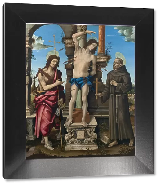 The Saints Sebastian, John the Baptist and Francis of Assisi
