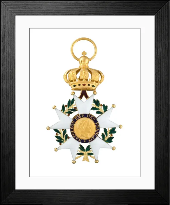 Framed Print : Grand Cross of the Legion of Honour of Napoleon I Framed Print : Grand Cross of the Legion of Honour of Napoleon I