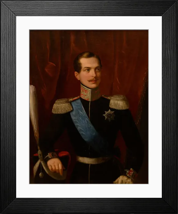 Framed Print : Portrait of the Crown prince Alexander Nikolayevich (1818-1881) Framed Print : Portrait of the Crown prince Alexander Nikolayevich (1818-1881)