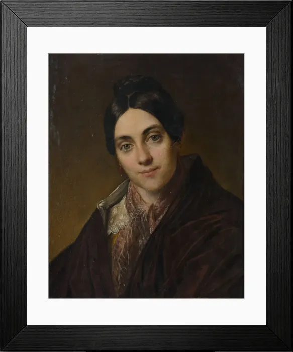 Framed Print : Portrait of Lyubov Kornilyevna Makovskaya Framed Print : Portrait of Lyubov Kornilyevna Makovskaya