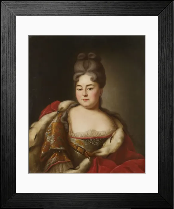 Framed Print : Portrait of Grand Duchess Natalya Alexeevna of Russia (1673-1716), sister of tsar Peter the Great Framed Print : Portrait of Grand Duchess Natalya Alexeevna of Russia (1673-1716), sister of tsar Peter the Great
