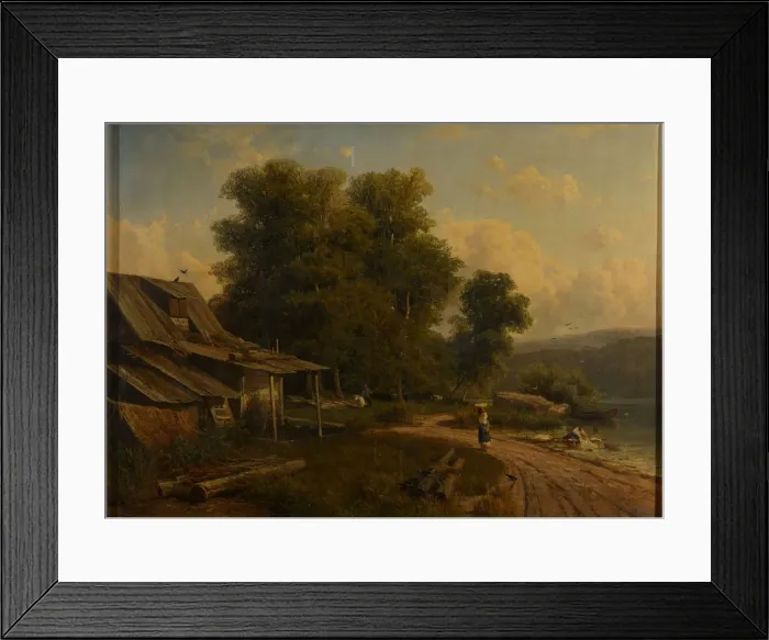 Framed Print : Landscape. Pargolovo Framed Print : Landscape. Pargolovo