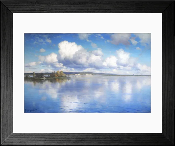 Framed Print : The Lake. Found in the Collection of State Museum of Architecture, History Framed Print : The Lake. Found in the Collection of State Museum of Architecture, History