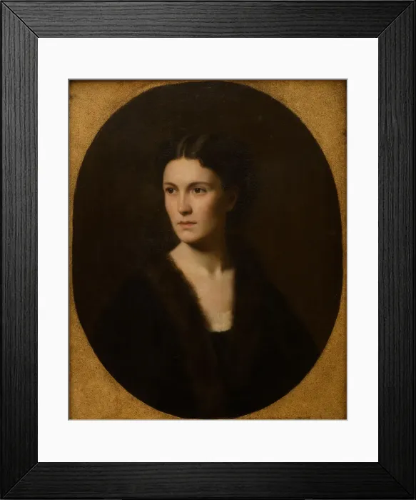 Framed Print : Portrait of Olga Pavlovna Orlova, nee Krivtsova Framed Print : Portrait of Olga Pavlovna Orlova, nee Krivtsova