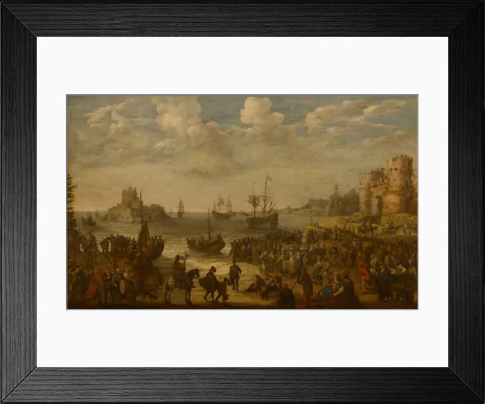 Framed Print : Christ Preaching from a Ship on the Sea of Galilee Framed Print : Christ Preaching from a Ship on the Sea of Galilee
