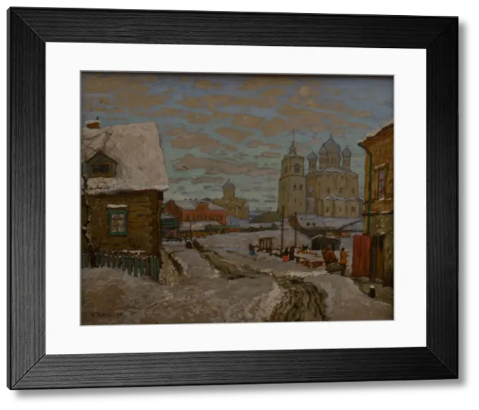 Framed Print : Old Pskov. Found in the Collection of State A. Radishchev Art Museum, Saratov Framed Print : Old Pskov. Found in the Collection of State A. Radishchev Art Museum, Saratov