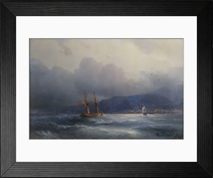 Framed Print : View of Trebizond from the sea Framed Print : View of Trebizond from the sea