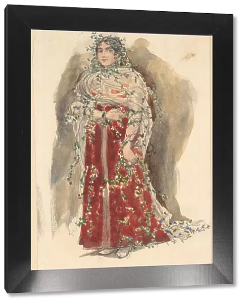 Spring. Costume design for the theatre play Snow Maiden by Alexander Ostrovsky