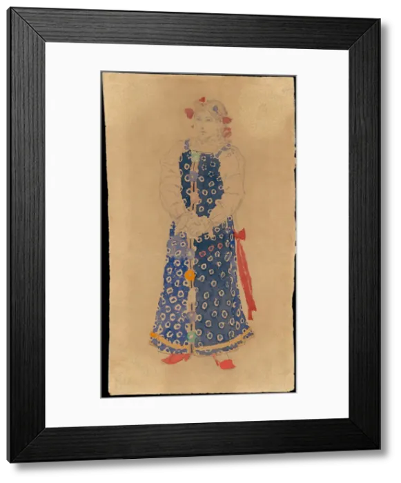 Framed Print : Kupava. Costume design for the theatre play Snow Maiden by Alexander Ostrovsky Framed Print : Kupava. Costume design for the theatre play Snow Maiden by Alexander Ostrovsky