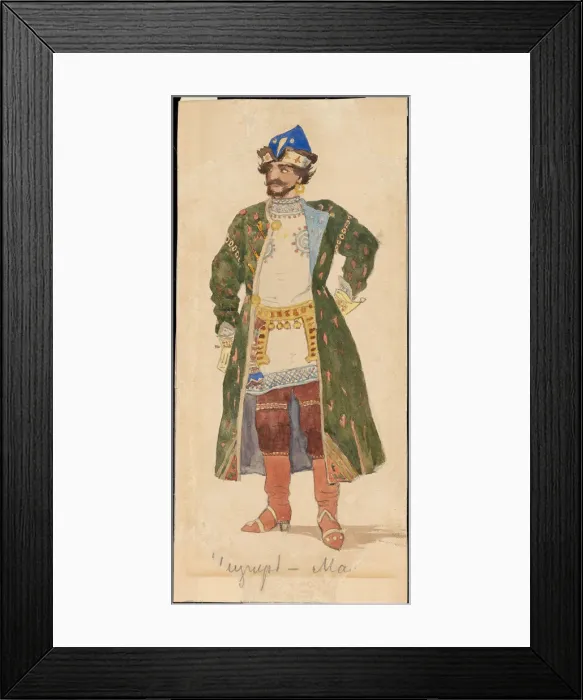 Framed Print : Mizgir. Costume design for the theatre play Snow Maiden by Alexander Ostrovsky Framed Print : Mizgir. Costume design for the theatre play Snow Maiden by Alexander Ostrovsky