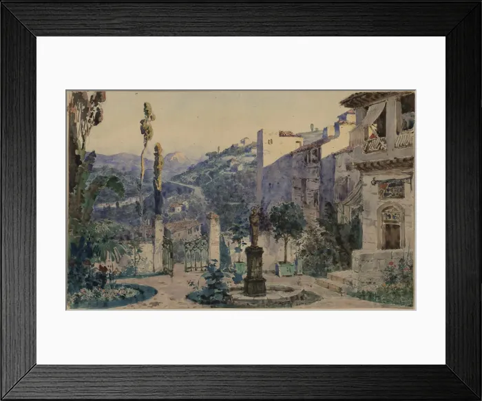 Framed Print : Stage design for the opera The scarlet Rose by N. Krotkov Framed Print : Stage design for the opera The scarlet Rose by N. Krotkov