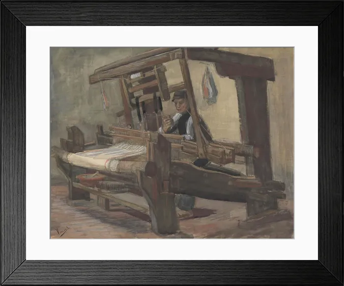 Framed Print : Weaver. Found in the Collection of Van Gogh Museum, Amsterdam