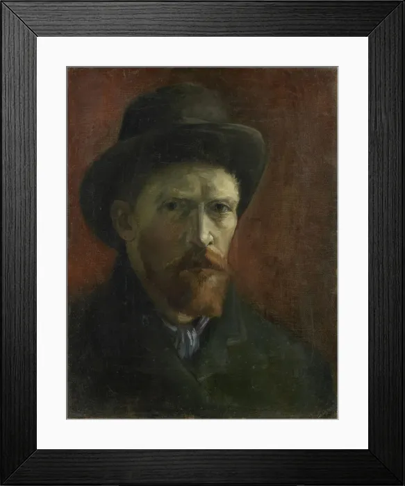 Framed Print : Self-Portrait with Felt Hat Framed Print : Self-Portrait with Felt Hat