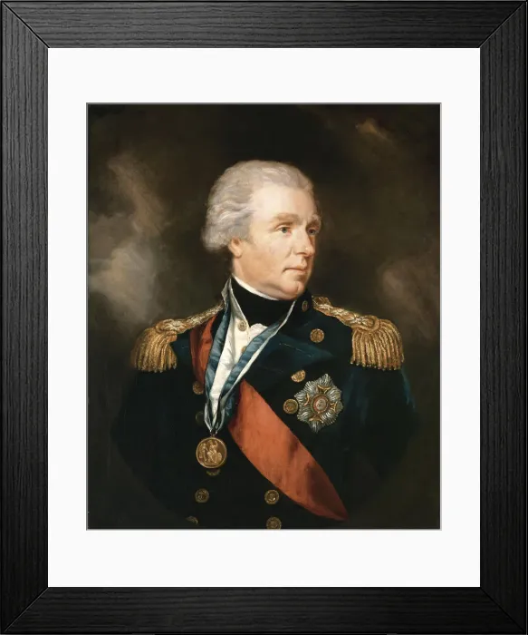 Framed Print : Portrait of the Admiral William Waldegrave, 1st Baron Radstock (1753-1825) Framed Print : Portrait of the Admiral William Waldegrave, 1st Baron Radstock (1753-1825)