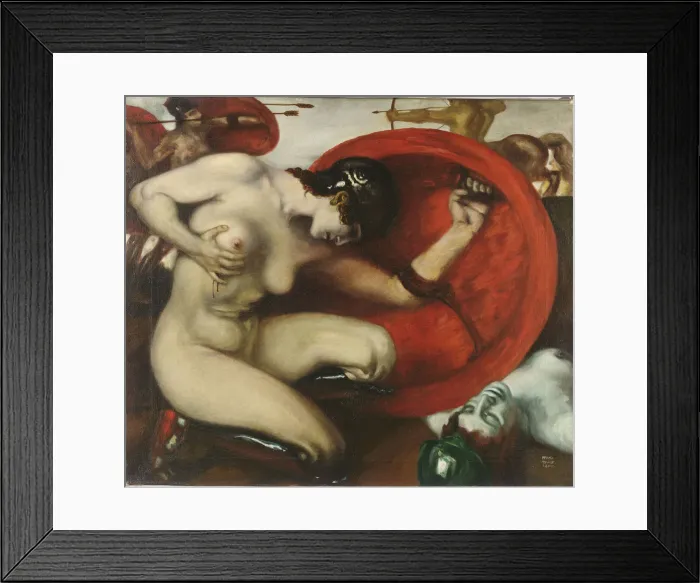 Framed Print : Wounded Amazon Framed Print : Wounded Amazon