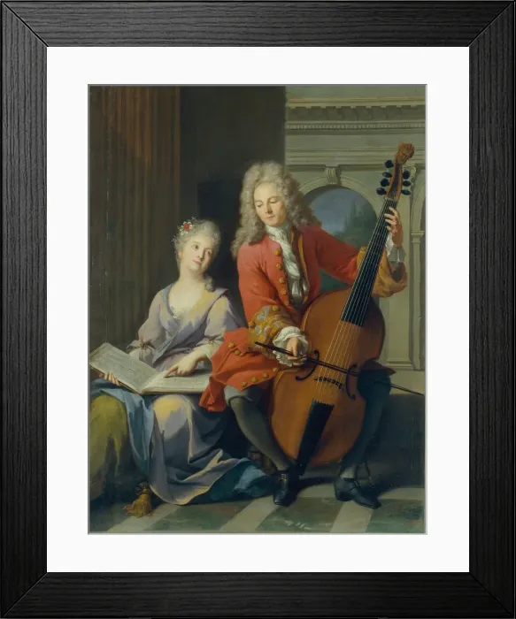 Framed Print : The Music Lesson Framed Print : The Music Lesson