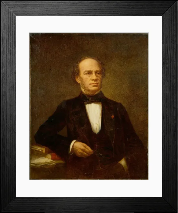 Framed Print : Portrait of the composer Jacques Fromental Halevy (1799-1862) Framed Print : Portrait of the composer Jacques Fromental Halevy (1799-1862)