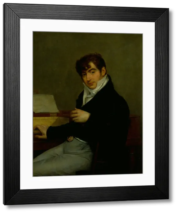 Framed Print : Portrait of the composer Pierre-Joseph-Guillaume Zimmermann (1785-1853) Framed Print : Portrait of the composer Pierre-Joseph-Guillaume Zimmermann (1785-1853)