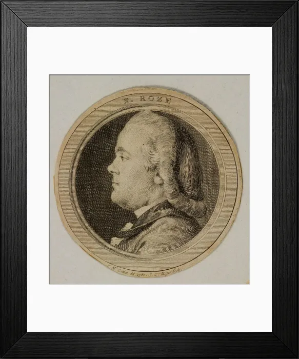 Framed Print : Portrait of the composer Nicolas Roze (1736-1820) Framed Print : Portrait of the composer Nicolas Roze (1736-1820)
