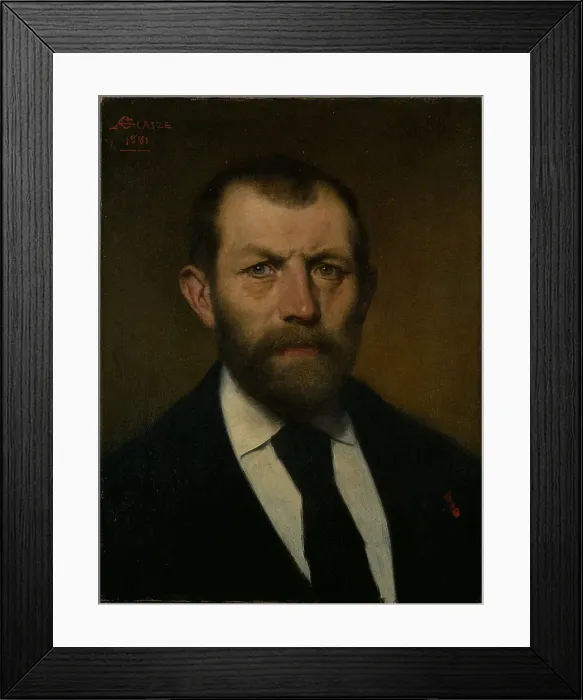 Framed Print : Portrait of the composer Jean-Baptiste Weckerlin (1821-1910) Framed Print : Portrait of the composer Jean-Baptiste Weckerlin (1821-1910)