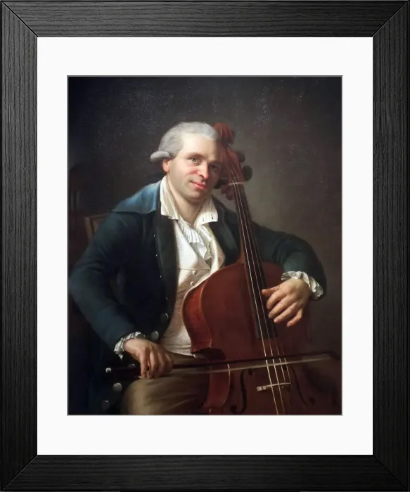 Framed Print : Portrait of the cellist and composer Jean-Louis Duport (1749-1819) Framed Print : Portrait of the cellist and composer Jean-Louis Duport (1749-1819)