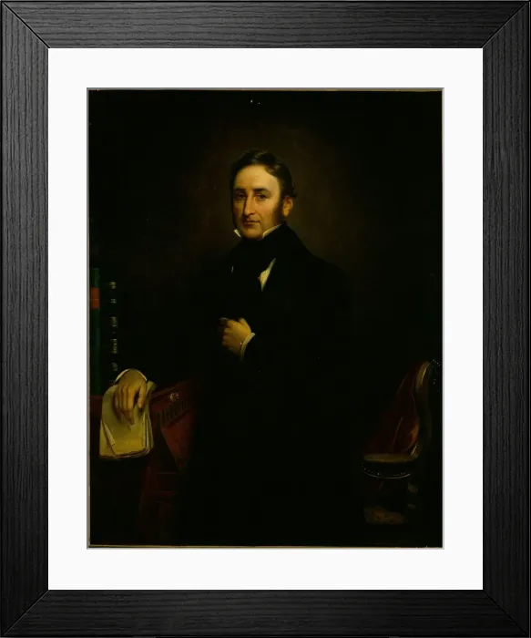Framed Print : Portrait of the singer Nicolas-Prosper Levasseur (1791-1871)