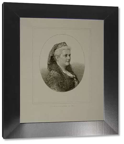 Portrait of the composer Louise-Aglae Massart (1827-1887)