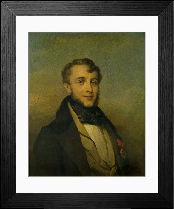 Framed Print : Portrait of the composer Friedrich Kalkbrenner (1785-1849) Framed Print : Portrait of the composer Friedrich Kalkbrenner (1785-1849)