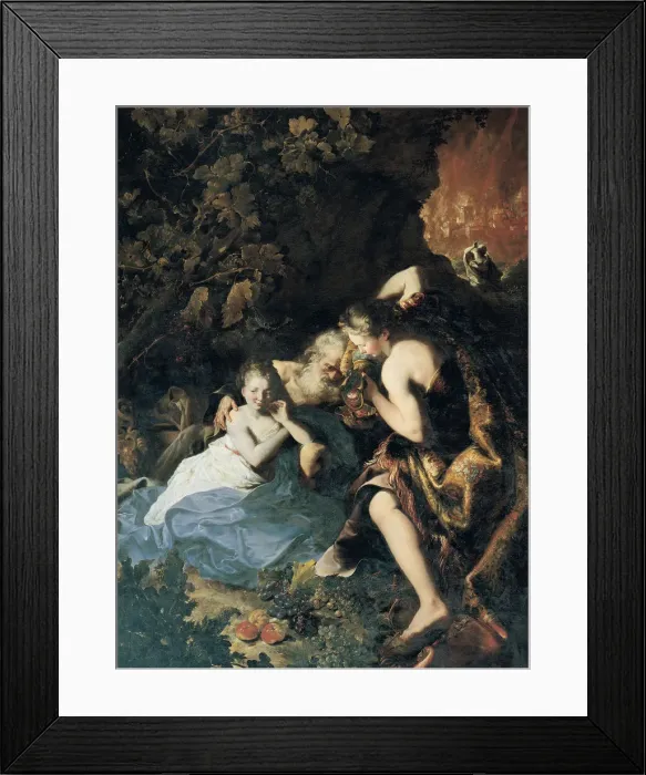Framed Print : Lot and his Daughters Framed Print : Lot and his Daughters