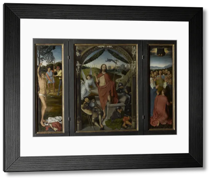 Framed Print : Triptych of The Resurrection Framed Print : Triptych of The Resurrection