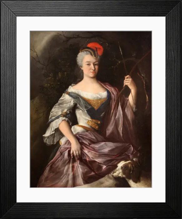 Framed Print : Portrait of a Lady as Diana