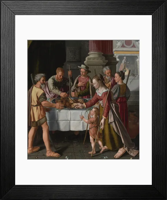 Framed Print : The First Passover Feast Framed Print : The First Passover Feast