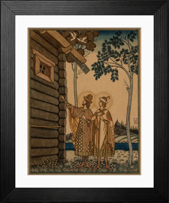 Framed Print : The Saints Boris and Gleb Framed Print : The Saints Boris and Gleb