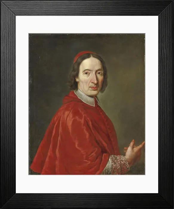 Framed Print : Portrait of Cardinal Lodovico Pico della Mirandola (1668-1743) Framed Print : Portrait of Cardinal Lodovico Pico della Mirandola (1668-1743)