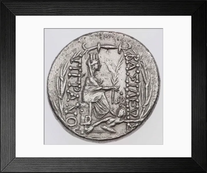 Framed Print : Tyche of Antioch. Tetradrachm of Kingdom of Armenia Framed Print : Tyche of Antioch. Tetradrachm of Kingdom of Armenia