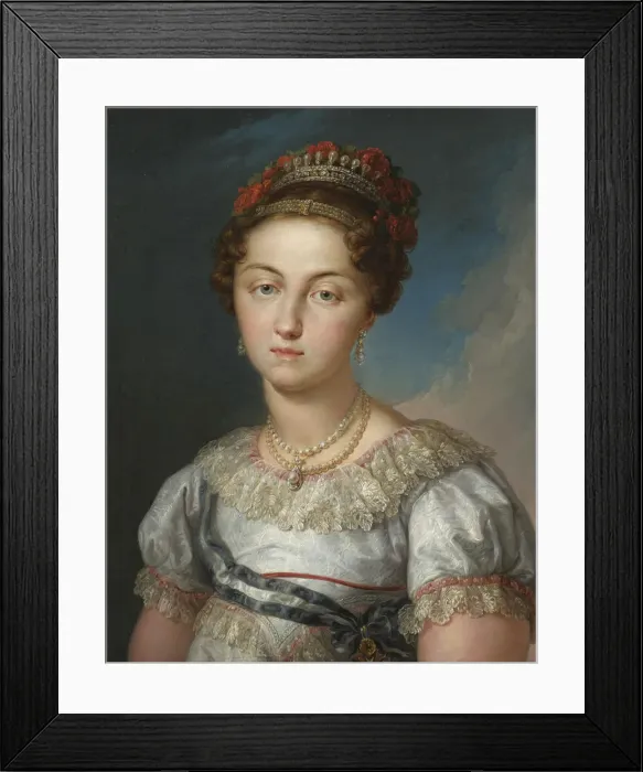 Framed Print : Maria Josepha Amalia of Saxony (1803-1829), Queen of Spain Framed Print : Maria Josepha Amalia of Saxony (1803-1829), Queen of Spain