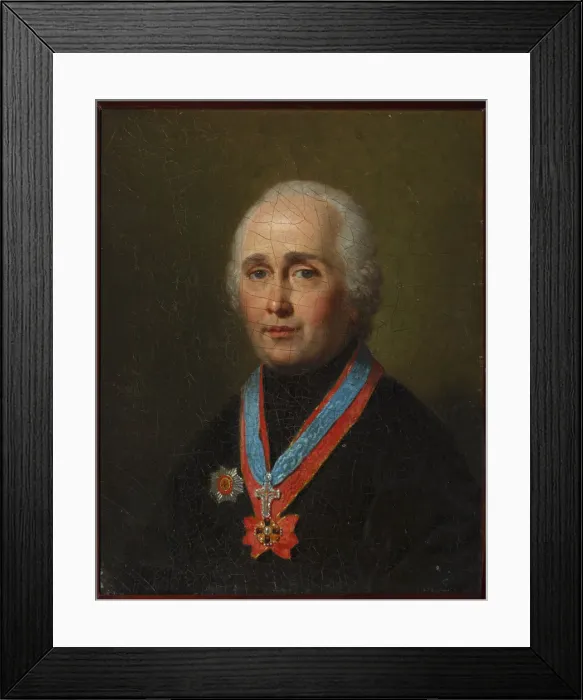 Framed Print : Portrait of Andrey Afanasyevich Samborsky (1732-1815) Framed Print : Portrait of Andrey Afanasyevich Samborsky (1732-1815)