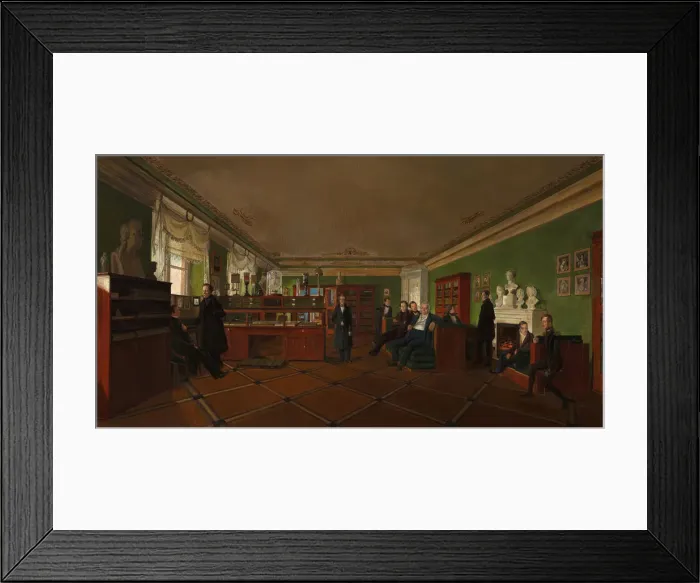 Framed Print : Saturday meeting by Vasily Zhukovsky Framed Print : Saturday meeting by Vasily Zhukovsky