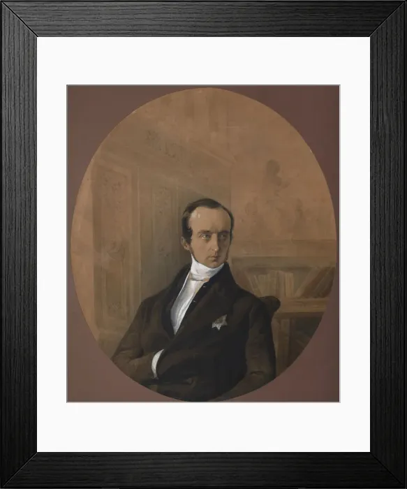 Framed Print : Portrait of Prince Vladimir Fyodorovich Odoyevsky (1803-1869) Framed Print : Portrait of Prince Vladimir Fyodorovich Odoyevsky (1803-1869)