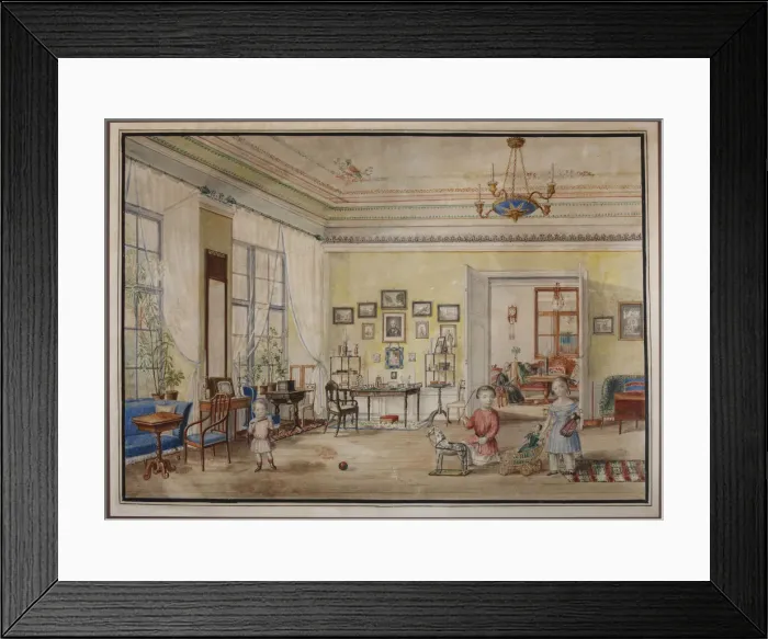Framed Print : Childrens Room at the Governor House in Reval Framed Print : Childrens Room at the Governor House in Reval